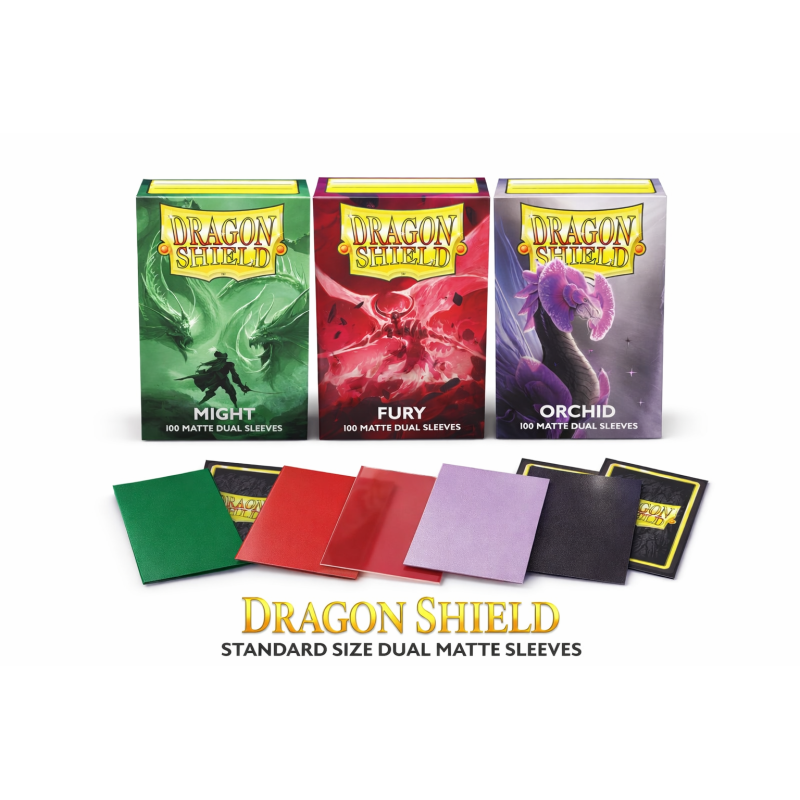 Matte Dual Card Sleeves (100pcs)- Dragon Shield