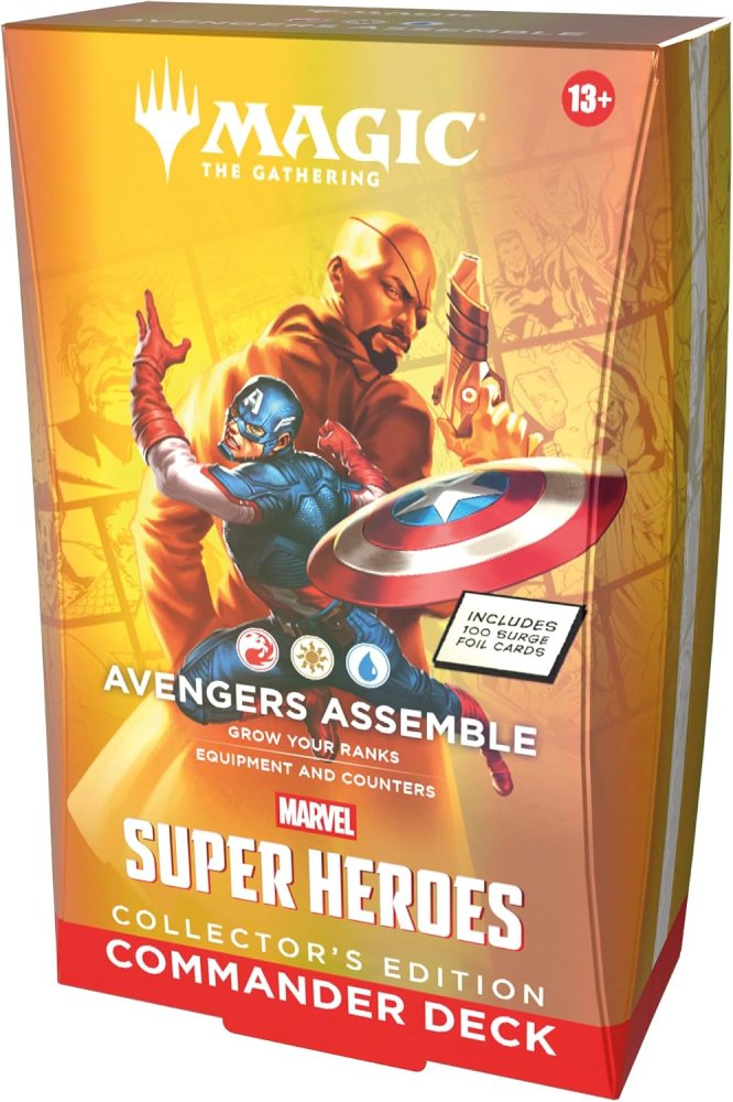 Magic: The Gathering | Marvel Super Heroes Collector’s Edition Commander Deck Bundle 